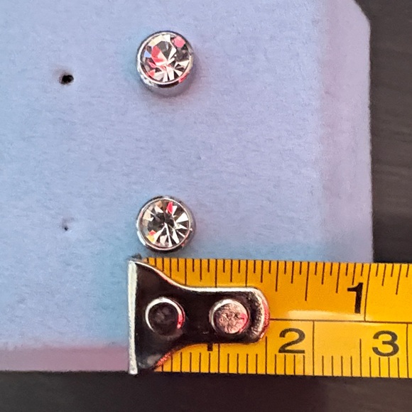 Swarovski Elements Silver Crystal Necklace and Earring Set - Picture 6 of 6